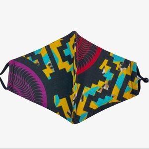 African Ankara Face Mask Cotton Washable Reusable